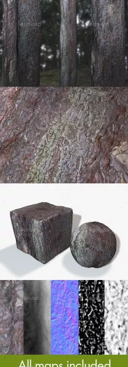 Seamless Tree Bark