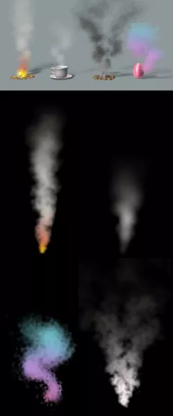 Simple Fire, Smoke, Steam and Magic Dust