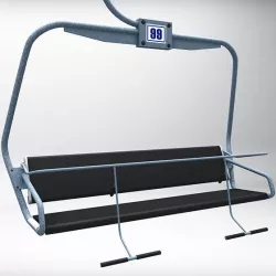 Ski lift chair