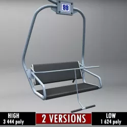 Ski lift chair small