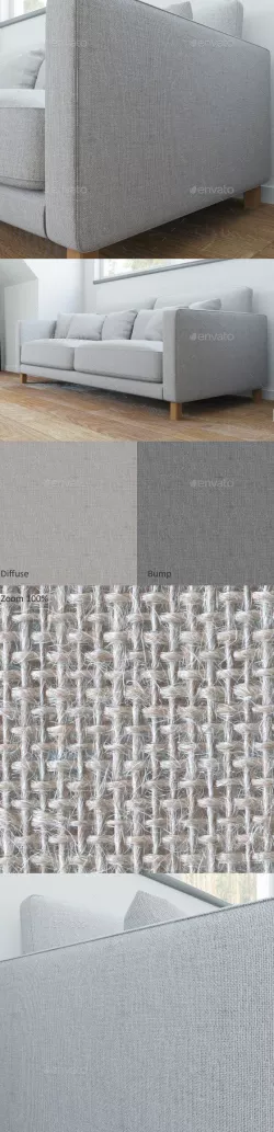 Sofa linen seamless texture