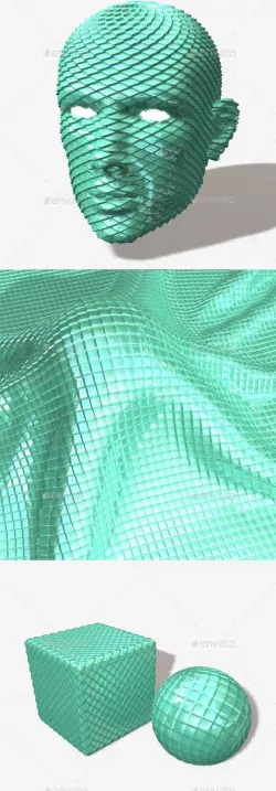 Square Scales Seamless Texture