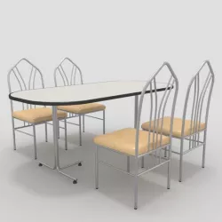 Table with Chairs-3