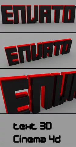 Text 3D Envato