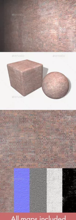 Tiny Brick Building Seamless Texture