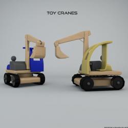 Toy Crane Hook & Basket by linz.designs, Download free STL model