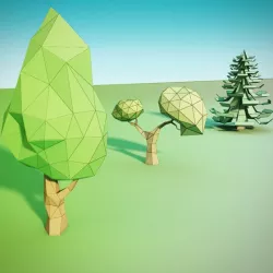 Trees low poly