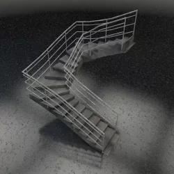 U-shape stairs