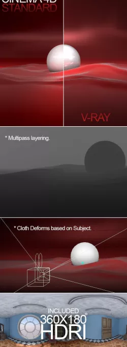 Vray and Standard Render Setups + HDRI