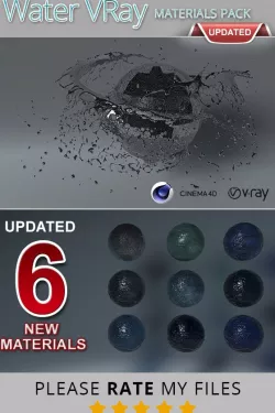 Water VRay Pack Materials