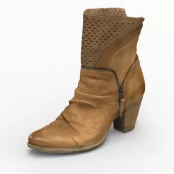 woman boot 3D Scanned