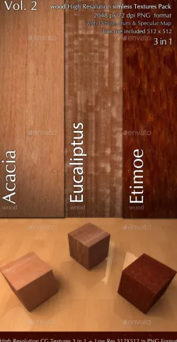 Wood CG Textures High Resulution3in1 vol.2