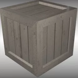 Wooden crate