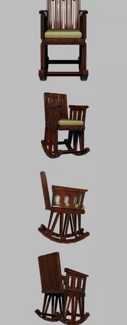 Wooden Rocking Chair