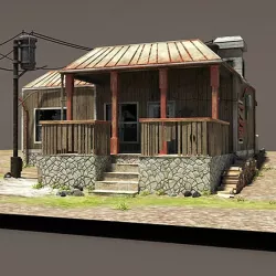 Zombie House Post Apocalyptic Ruin