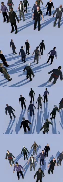 10 LOW POLY PEOPLE part3