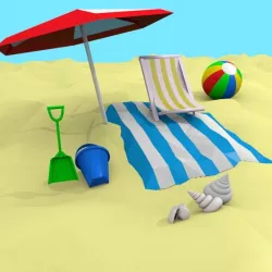 3D Beach Set