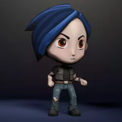 3D Character Chibi - Rigged
