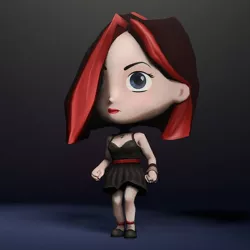3D Character - Low Poly - Chibi - Rigged