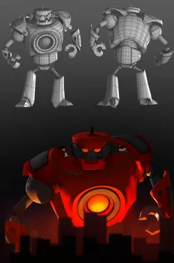 3D EVIL ROBOT