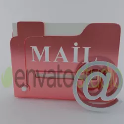 3d mail box icon model