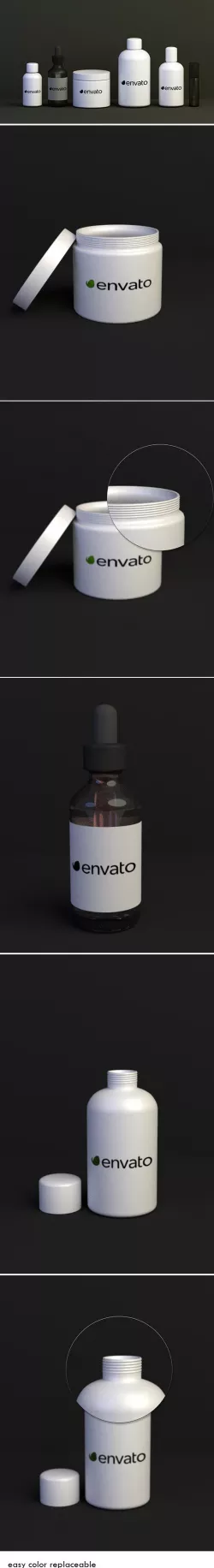 3D medicine Bottle