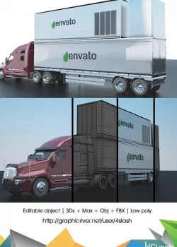 3D Portable Cafe Truck