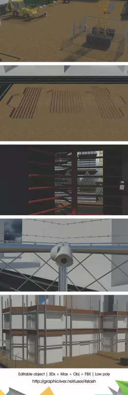 3d Secured Constructions Site