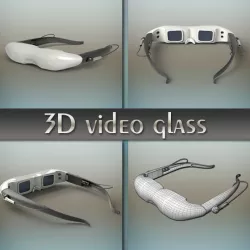 3D video glass