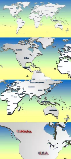 3D World Map