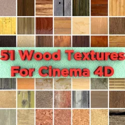51 Wood Materials For Cinema 4D