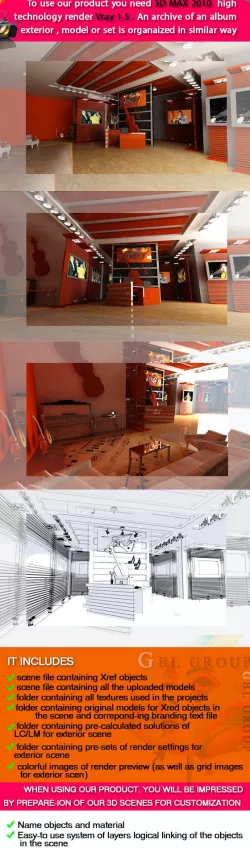 A reception room at the Institute of Music