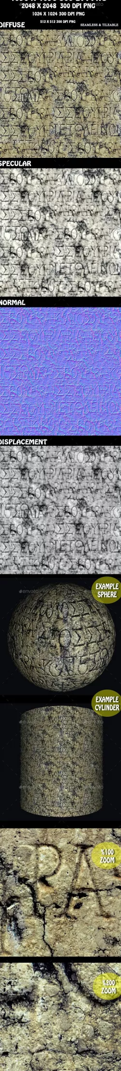 Ancient Alphabets Tablet 3D