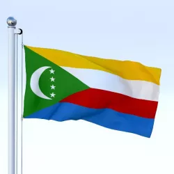 Animated Comoros Flag