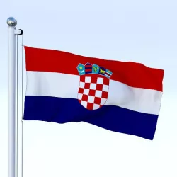 Animated Croatia Flag