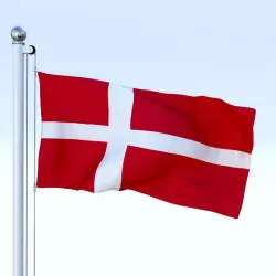 Animated Denmark Flag