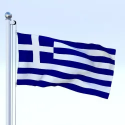 Animated Greece Flag