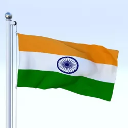 Animated India Flag