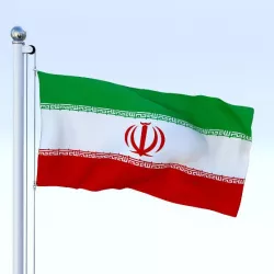 Animated Iran Flag
