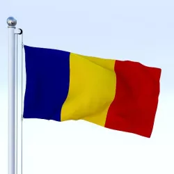 Animated Romania Flag