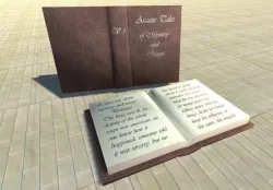 Arcane Book LowPoly 3D model Fbx and Unity 5 ready