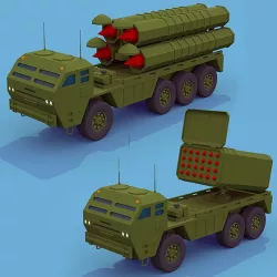 Army rocket trucks