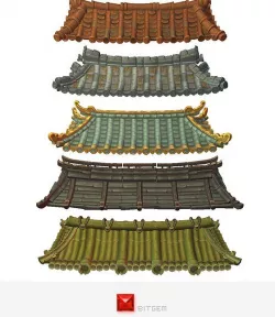 Asian Modular Roof Set