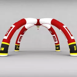 Banner commercial road bike low poly