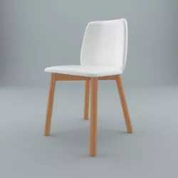 Blu Dot furniture - Chip Leather Dining Chair