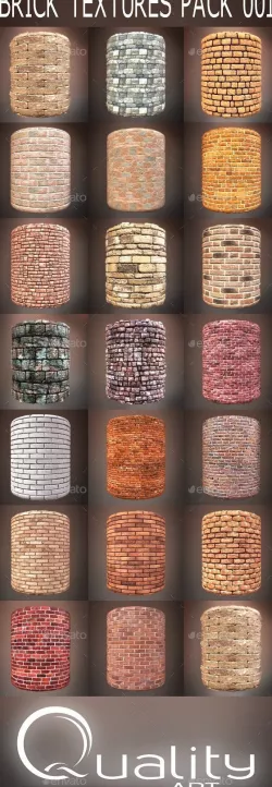 Brick Textures Pack 001