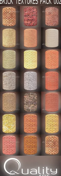 Brick Textures Pack 002