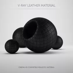 C4D V-Ray Leather Material
