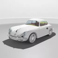 Car Porsche-356-1964