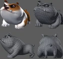 Cartoony Bulldog